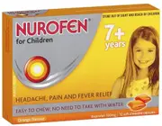 Nurofen Children 7+ Orange Flavour 24 Soft Chewable Capsules