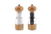 Cole & Mason 105 Beech Wood 18cm Salt & Pepper Mill Spice Grinder Set Brown