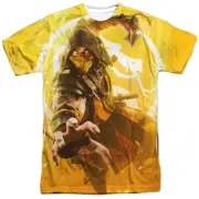 Mortal Kombat XI Scorpion Sublimation Licensed Adult T-Shirt