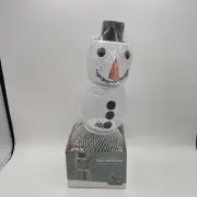 No No Christmas Snowman Bird Feeder 15 Inches Tall NIP Whimsical Avian