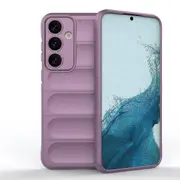 For Samsung Galaxy S24+ Plus Case, Wavy Shield, Grippy Shielding Cover, Purple