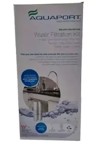 Filtered Water Filtration Kit Aquaport Delux Collection 2 Stage Quick Connect