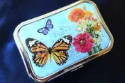 Fashionable Contact Lenses Case...Butterfly...one of a kind!