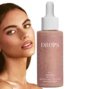 Zeria Drops Sunless Tanning Drops Natural Self Tanning Drops Sun-Kissed Glow 60m