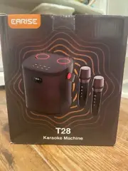 EARISE T28 Portable Bluetooth Karaoke Machine with 2 Wireless Mics!