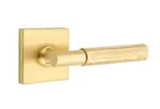 Emtek Select Dummy, Square Rosette, T-Bar Stem, Hammered Handle US4