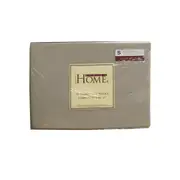 180TC Latte Polyester Cotton Fitted Sheet Set Single