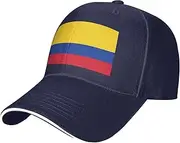 [SSIULUS] Flag of Colombia Casquette Cap Hats,Trucker,Baseball Cap with Snapback,Perfect for Summer,Golf