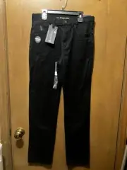 NWT US Polo Assn Navy Flat Front Adjustable Waist Pants 16
