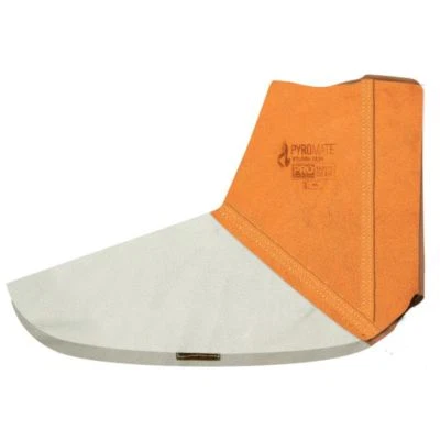 Prochoice LARGE GREY WELDING SPATS Split Leather, Twin Velco Rear Closure
