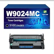W9024MC Toner Cartridges with Chip Compatible for HP Laserjet Managed MFP E40040 E40040dn E42540F Printers, High Yield,Black-3100 Pages