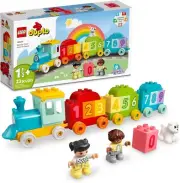 LEGO DUPLO My First Number Train Toy with Bricks Learning Numbers, Preschool Toy