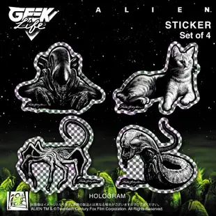 ALIEN x Rockin'Jelly Bean 聯名貼紙 - Big Chap 異形