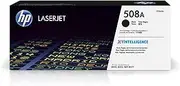 HP 508A Genuine Original Black LaserJet Toner Cartridge works with HP Color LaserJet M552/M553 Printer series (CF360A)