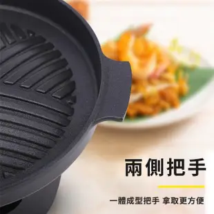 【冠和工程】小烤爐子 日式烤爐 家用燒烤爐 1-2人 韓國烤肉盤 KBBQ2-F(雙人烤爐 不沾烤盤 燒肉組)