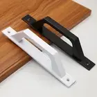 Sliding Barn Door Cabinet Pull Handle Gate Aluminium Alloy Modern Shed Garage