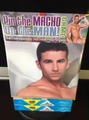 Vintage "Pin The Macho On The Man" Bachelorette Party Game 2003 Gay Interest