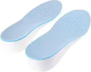 Ipetboom 1Pair Invisible Heightening Insoles for Men Women Breathable Shoe Lift Cushions Height Increase Shoe Pads Comfortable Sports Shoe Inserts