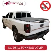 Ford Ranger Tonneau Cover Next Gen MY22 - No Drill Clamp on Cover for Models with Factory Fitted Headboard