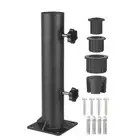 Outdoor Deck Umbrella Mount Bracket with Umbrella Sleeves and Screws Replacement