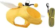 GANAZONO 1 Set Cat Leash Plus Dog Belt Puppy Harnesses Cat Escape Proof Kitten Accessories for Indoor Cats Flea Cat Supplies Automatic Dog Sling Deterrent Scooper Scat Car Fabric Yellow