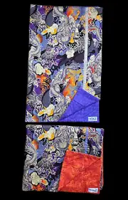 Vintage Project Linus Set of 2 Quilts Comfort Blanket Henry Tatsu Dragon Print