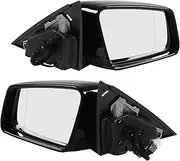 NDNCZDHC Side Mirrors, 1 Pair Side Door Mirrors Electric Folding Wing Mirrors with Heated Replacement for W204 C180 C200 C250 C300