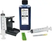 refill24 Refill Set: Refill Ink 250 ml Compatible with HP 304, 304 XL Black + Accessories + Printer Ink for DeskJet 2630, 3720, 3730, 3735, 3750, 3760, Envy 5020, 5030, 5032