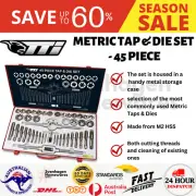 TTI METRIC TAP & DIE SET - 45 PIECE
