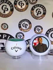 Custom "DENZEL WASHINGTON" Golf Ball Shot Glass - Hollowed Golf Ball