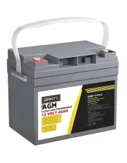 [Giantz] 12V 40Ah Deep Cycle Box Portable Solar AGM Battery