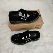 DR. MARTENS VEGAN 8065 Black VELVET SIZE 10 WOMEN