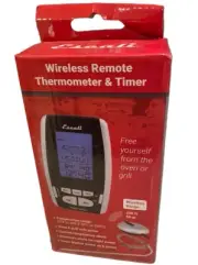 Escali Wireless Remote BBQ Thermometer & Timer 200ft Range Oven or Grill New