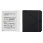 Kobo Libra Colour White with SleepCover Case (Black)
