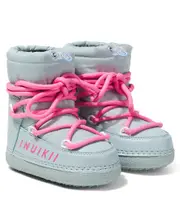[Inuikii Kids] Inuikii Kids Logo snow boots UK 2 blue
