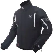 Shield-RD WP GTX Black White Textile Motorcycle Jacket