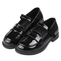 在飛比找momo購物網優惠-【布布童鞋】台灣製亮皮女童黑色皮鞋學生鞋(K3N172D)