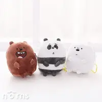 在飛比找蝦皮商城優惠-【We bare bears絨毛零錢包吊飾 3吋坐姿】Nor