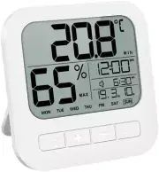 Indoor Digital Thermometer Hygrometer, Accurate Room Temperature Gauge Humidi...