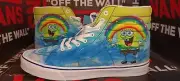 Vans x Men's 13 Spongebob Sk8 Hi Imagination Sneakers Limited Edition-VN0AQGZAW