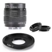 Fujian 35mm f/1.7 CCTV Movie Lens for NEX NEX E Mount Camera NEX3 NEX3N NEX5 A7