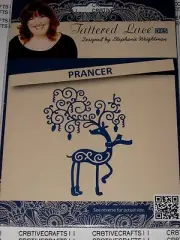 TATTERED LACE DIE "PRANCER" TTLD869 REINDEER FOR CHRISTMAS CARDS & SCRAPBOOKING