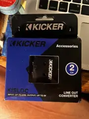 Kicker 46KiSLOC K Series 2-channel line output converter (speaker wire to RCA)