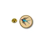 pins pin's flag national badge metal lapel hat button vest swallow