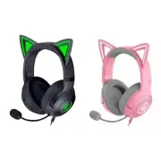 Razer Kraken Kitty V2 USB Wired Headset with Chroma RGB Gaming Headphones