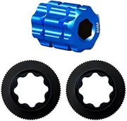 2 Pcs M20 Bicycle Crank Adjusting Cover Caps with 1pcs Crank Cap Tool Compatible with Shimano Deore/XT/SLX/XTR105/UT/DA