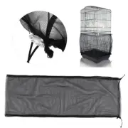 New Bird Cage Cover Universal Birdcage Polyester Mesh Cover Catcher Parrots JJ