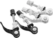 4pcs Quick Release Seat Post Clamp Aluminum Alloy Bike Seat Clamp Spring Clip for Bikes Seat Mounting