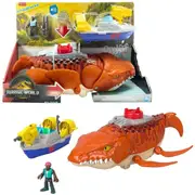 Fisher-Price Imaginext Jurassic World Rebirth Aquachomp Chase Mosasaurus Playset