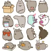 Stationery Water Cup Stickers Sticker Toy Chunky Cat Stickers Graffiti Stickers